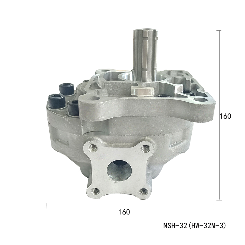 NSH-10 10cc/rev Russian LTZ-155 three-axle truck tractor hydraulic gear pump