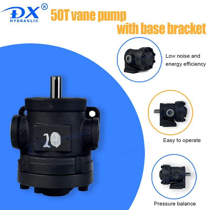 50T Compact Vane Pump With Base Bracket