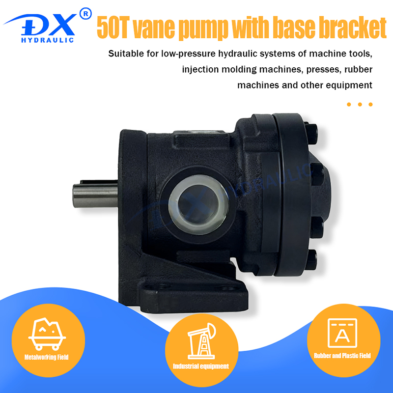 50T Compact Vane Pump With Base Bracket