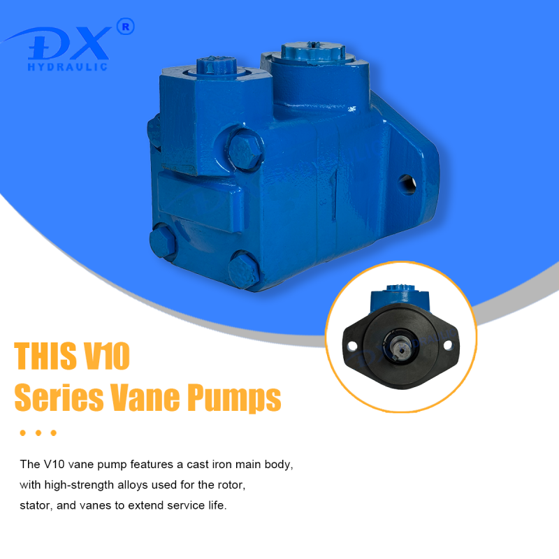 V Series 10V Durable Hydraulic Vane Pump With Low Noise And High Efficiency