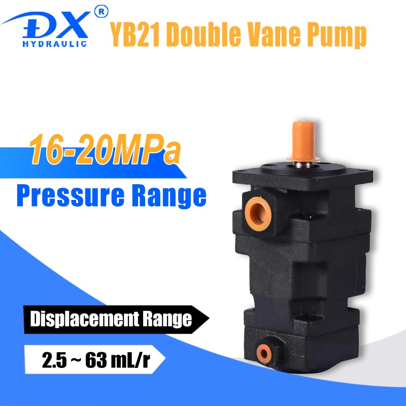 YB2-21 Stable Reliable Double Pump Hydraulic Vane Pump With Medium And Low Pressure