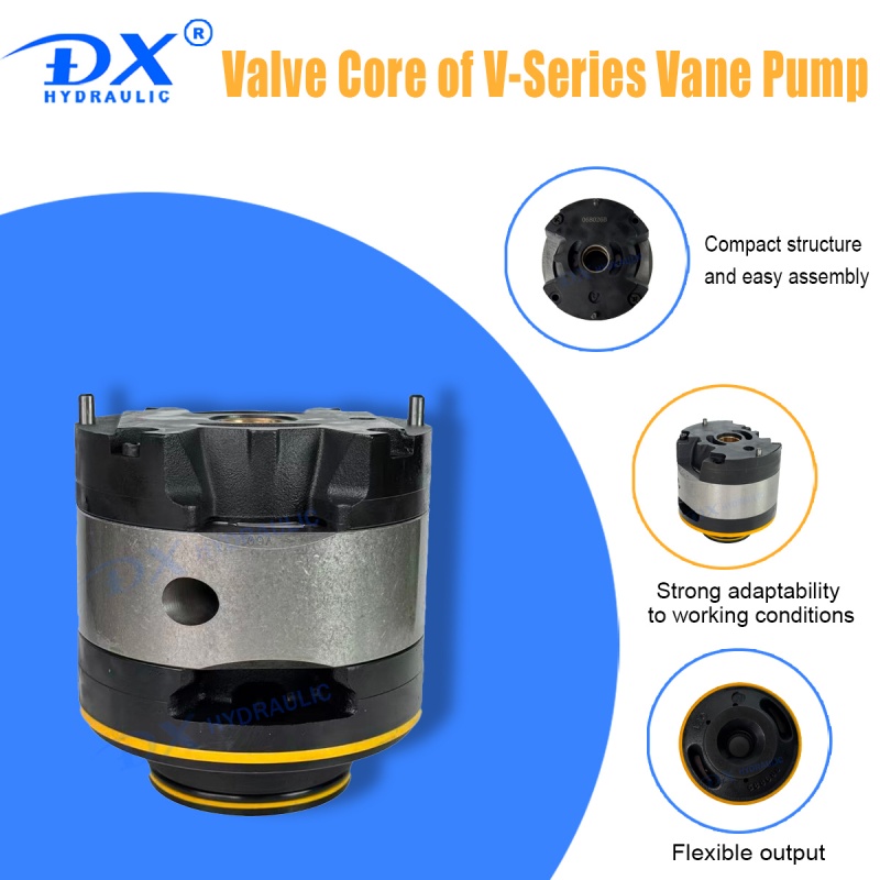 V Series 20-45V Hydraulic Vane Pump Cartridge Kits With Low Noise High Pressure For Industrial Equipment