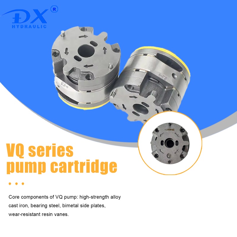 VQ Series Hydraulic Vane Pump Pump Cartridge Kits With High Speed High Pressure For Engineering Machinery