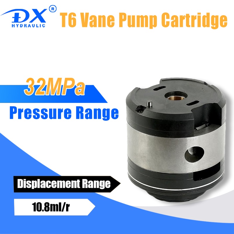 T6 C Series Dowel Pin Type Vane Pump Double Oil Seal Structure Pump Cartridge Kits For Denison