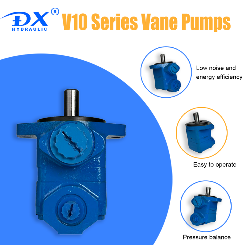V Series 10V Durable Hydraulic Vane Pump With Low Noise And High Efficiency