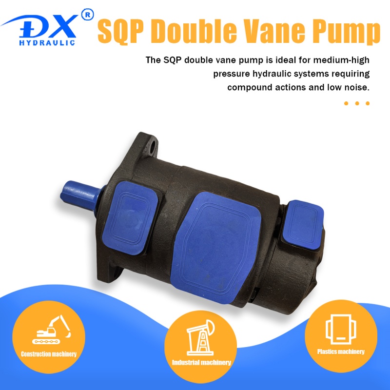 SQP Series High Pressure Double Pump Hydraulic Vane Pump For Tokimec