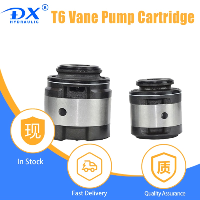 T6 C Series Dowel Pin Type Vane Pump Double Oil Seal Structure Pump Cartridge Kits For Denison